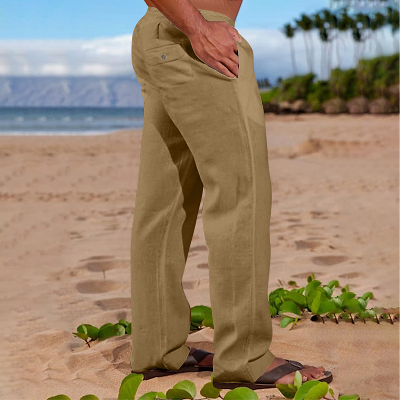 ⏰🔥 ¡50% DE DESCUENTO POR TIEMPO LIMITADO! 👖 Pantalones Casual de Pierna Recta para Hombre – Comodidad Todo el Día ✨🌿
