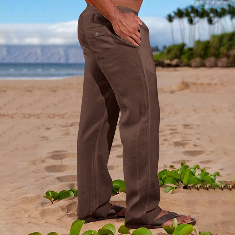 ⏰🔥 ¡50% DE DESCUENTO POR TIEMPO LIMITADO! 👖 Pantalones Casual de Pierna Recta para Hombre – Comodidad Todo el Día ✨🌿