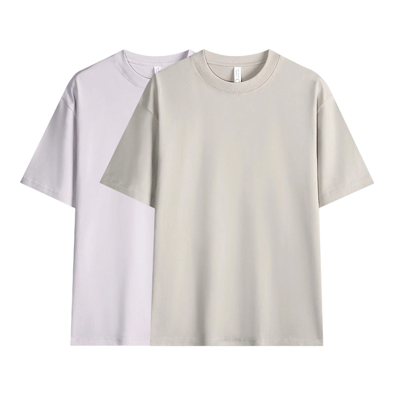 🔥ÚLTIMO DÍA 50% DE DESCUENTO ☀️Camiseta de hombre de color liso con hombros caídos