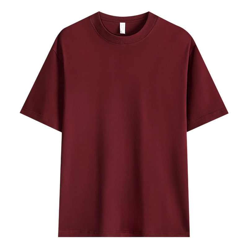 🔥ÚLTIMO DÍA 50% DE DESCUENTO ☀️Camiseta de hombre de color liso con hombros caídos