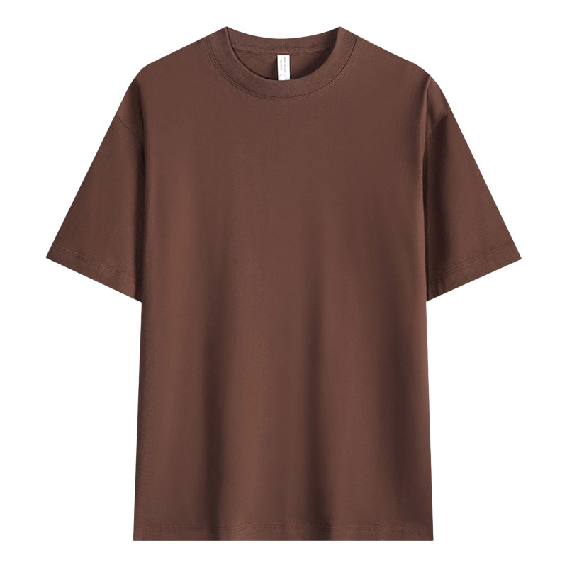 🔥ÚLTIMO DÍA 50% DE DESCUENTO ☀️Camiseta de hombre de color liso con hombros caídos