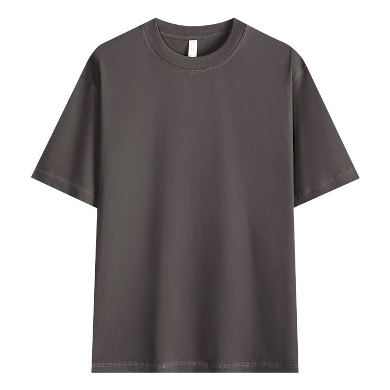 🔥ÚLTIMO DÍA 50% DE DESCUENTO ☀️Camiseta de hombre de color liso con hombros caídos