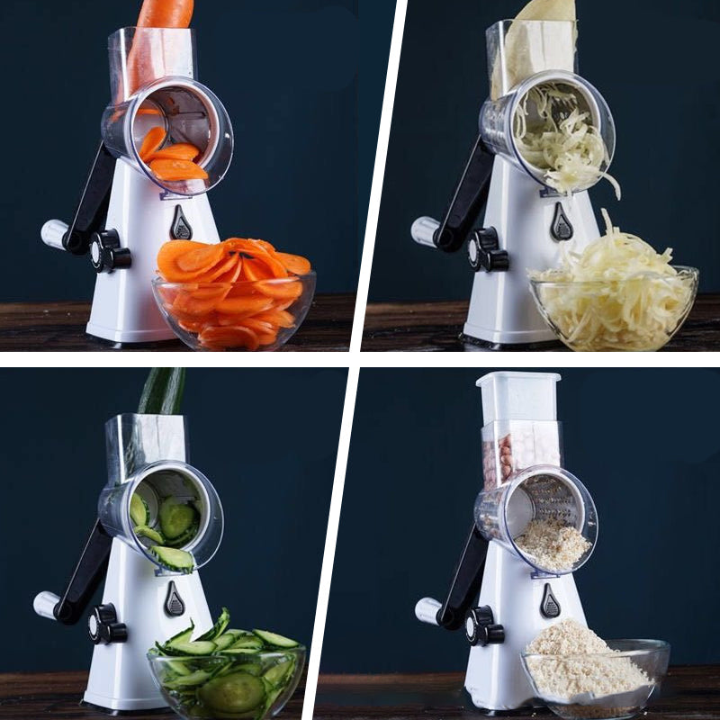 ⏰🔥 ¡50% DE DESCUENTO POR TIEMPO LIMITADO! 🥒 Cortador y Rebanador Multifuncional – Cocina Rápida y Fácil ✨🍴