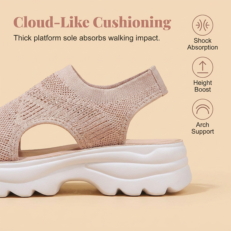 ⏰🔥 ¡50% DE DESCUENTO POR TIEMPO LIMITADO! 👡 Sandalias de Plataforma para Mujer – Cómodas, Transpirables y Súper Ligeras ✨🌿