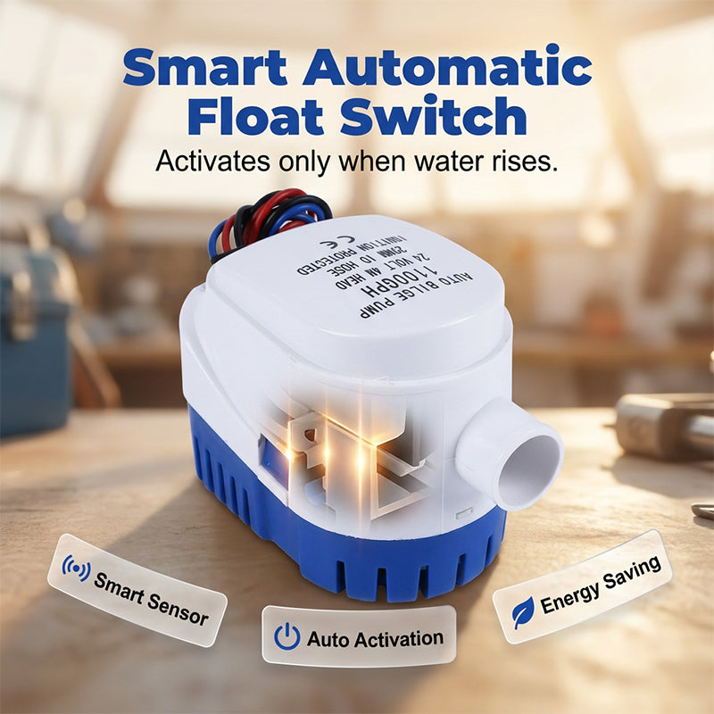 ⏰🔥 ¡50% DE DESCUENTO POR TIEMPO LIMITADO! 💧 Bomba de Achique Sumergible Automática – Rápida, Eficiente y Fácil de Usar ✨🌟