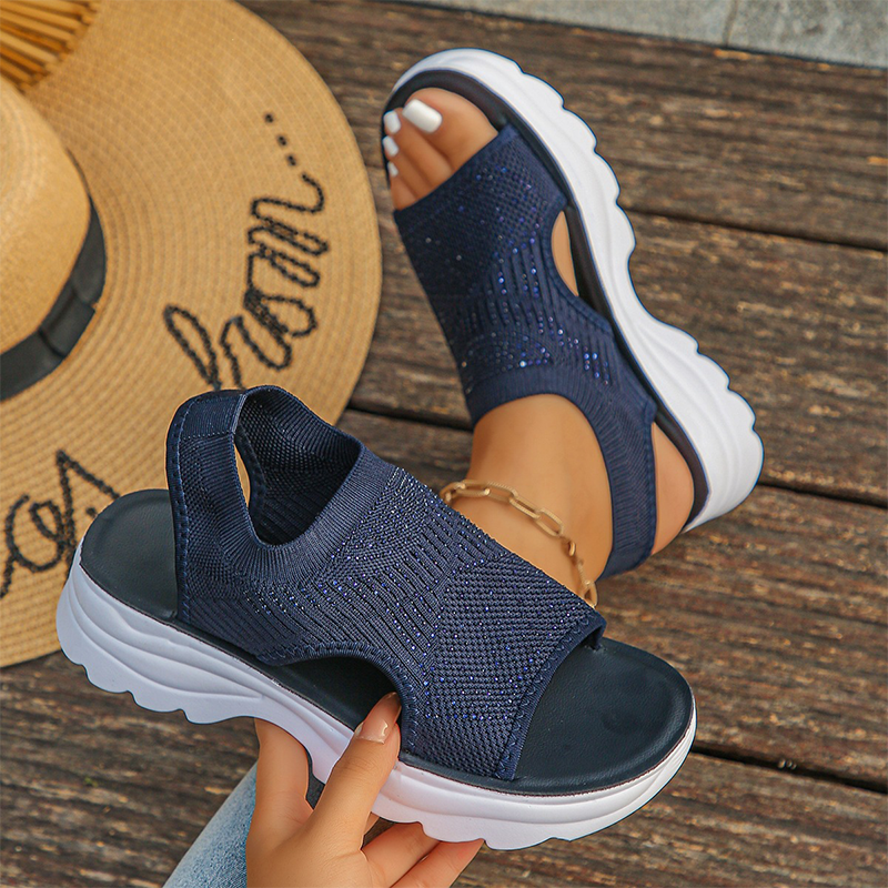 👡☁️ ¡OFERTA RELÁMPAGO 50% OFF! Sandalias de Malla con Plataforma – Comodidad Cloud Soft Todo el Día