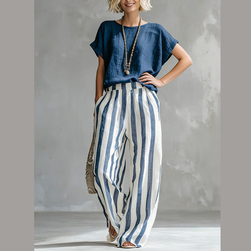 ⏰🔥 ¡50% DE DESCUENTO POR TIEMPO LIMITADO! 👚👖 Conjunto Casual de Mujer – Cómodo, Estiloso y Perfecto para el Día a Día ✨🌿