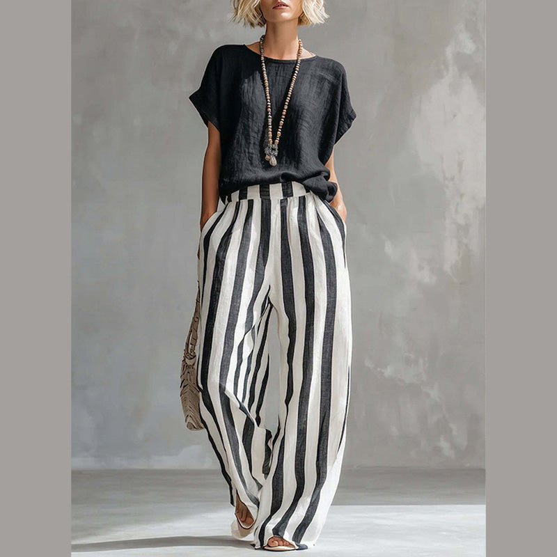 ⏰🔥 ¡50% DE DESCUENTO POR TIEMPO LIMITADO! 👚👖 Conjunto Casual de Mujer – Cómodo, Estiloso y Perfecto para el Día a Día ✨🌿