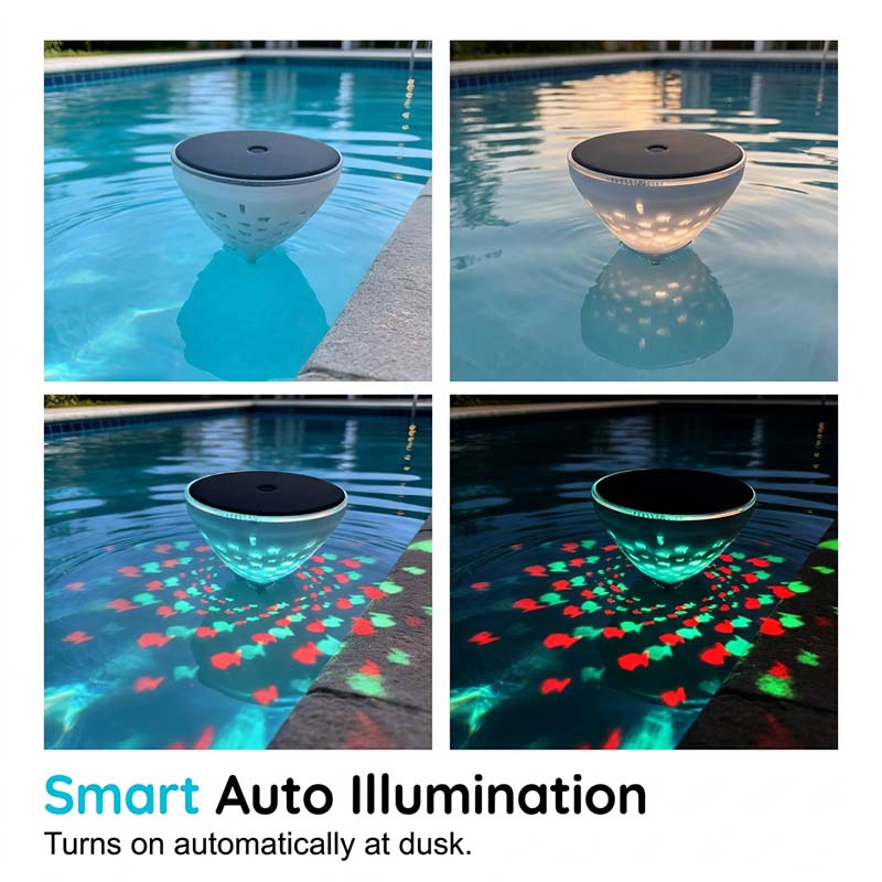 ⏰🔥 ¡50% DE DESCUENTO POR TIEMPO LIMITADO! 🌊✨ Luz Solar Flotante para Piscina – Proyección Mágica de Peces y Ambiente Relajante 🐟💡