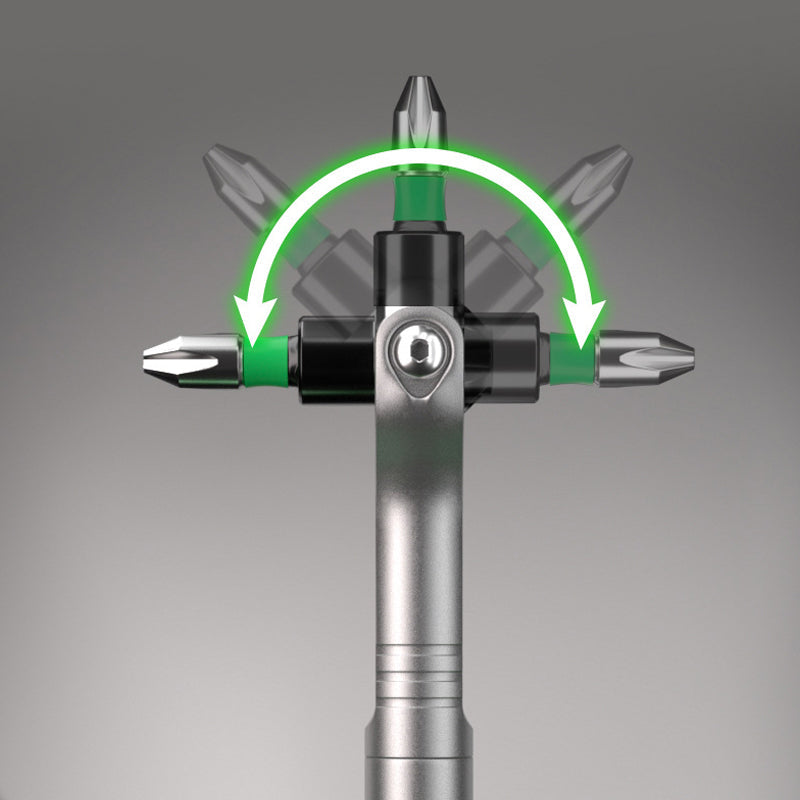 ⏰🔥 ¡50% DE DESCUENTO POR TIEMPO LIMITADO! 🧲 Destornillador Magnético de Trinquete – Precisión y Cambio Rápido ✨🔧