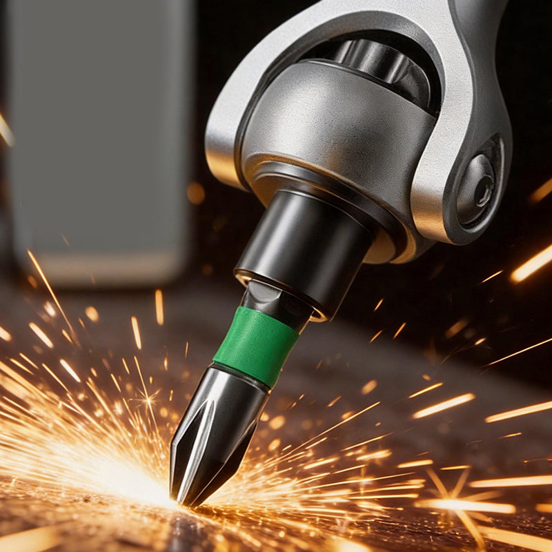⏰🔥 ¡50% DE DESCUENTO POR TIEMPO LIMITADO! 🧲 Destornillador Magnético de Trinquete – Precisión y Cambio Rápido ✨🔧
