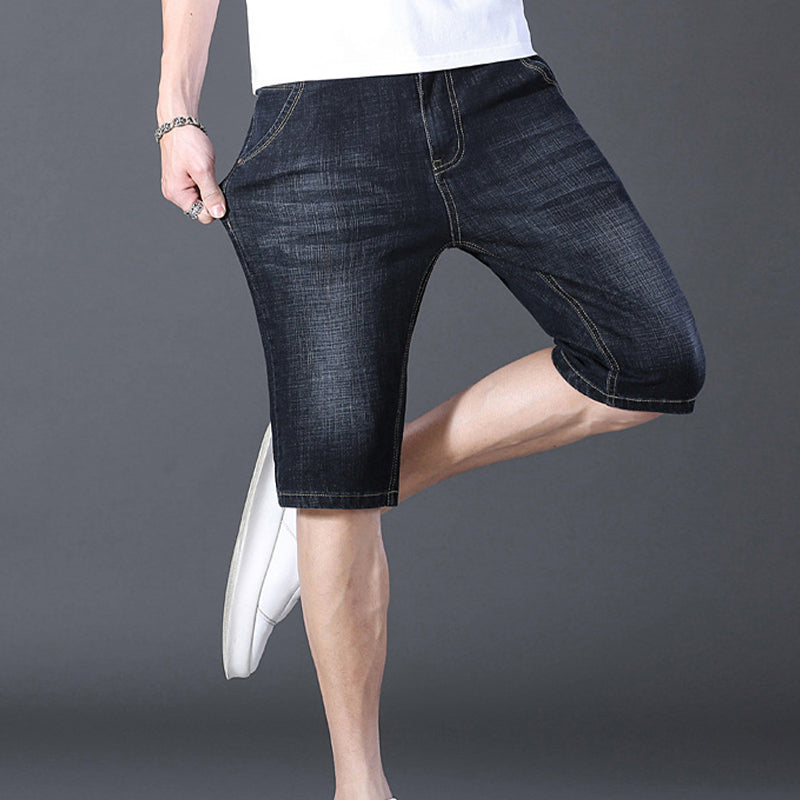👖🔥 ¡OFERTA RELÁMPAGO 50% OFF! Shorts Vaqueros Elásticos para Hombre – Frescura y Comodidad Todo el Verano