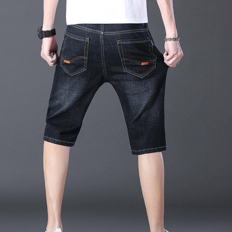 👖🔥 ¡OFERTA RELÁMPAGO 50% OFF! Shorts Vaqueros Elásticos para Hombre – Frescura y Comodidad Todo el Verano