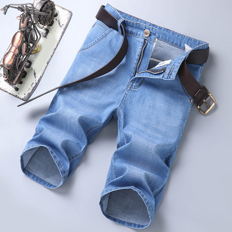 👖🔥 ¡OFERTA RELÁMPAGO 50% OFF! Shorts Vaqueros Elásticos para Hombre – Frescura y Comodidad Todo el Verano