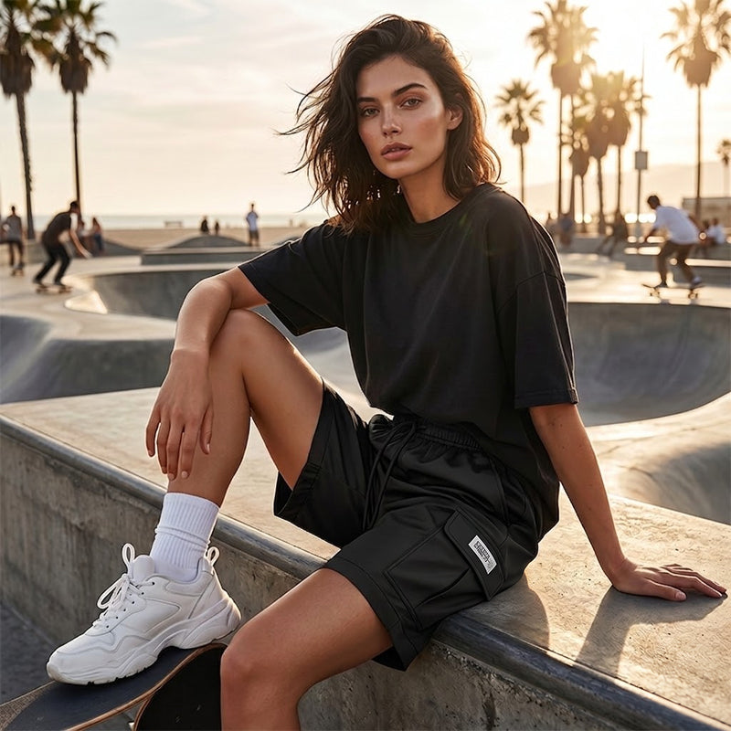 ⏰🔥 ¡50% DE DESCUENTO POR TIEMPO LIMITADO! 👖 Shorts Cargo de Mujer – Cómodos, Ligeros y Perfectos para el Verano ✨🌿