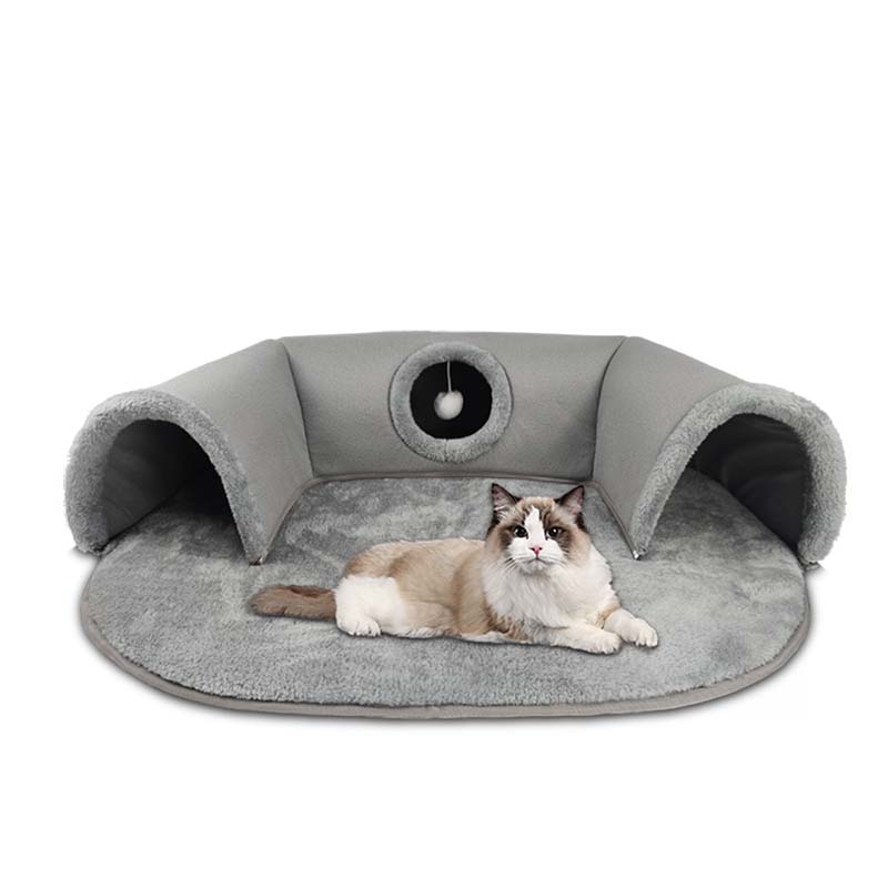 🐱✨ ¡OFERTA 50% OFF! Cama Túnel 2 en 1 para Gatos – Juego y Comodidad en Uno