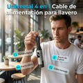 🔌⚡ ¡OFERTA 50% OFF! Cable de Llavero 4 en 1 – Carga Rápida y Siempre Contigo