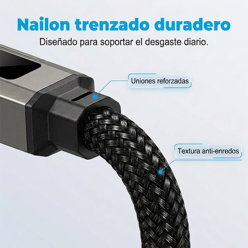 🔌⚡ ¡OFERTA 50% OFF! Cable de Llavero 4 en 1 – Carga Rápida y Siempre Contigo