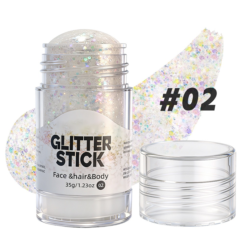 🎨 ¡OFERTA IMPERDIBLE! ¡50% DE DESCUENTO! ✨ Barra de purpurina multiusos: fácil de aplicar, brillo de larga duración 🌿