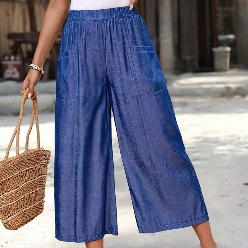 ⏰🔥 ¡50% DE DESCUENTO POR TIEMPO LIMITADO! 👖 Pantalones Capri Informales para Mujer – Suaves, Cómodos y Perfectos para Todos los Días ✨
