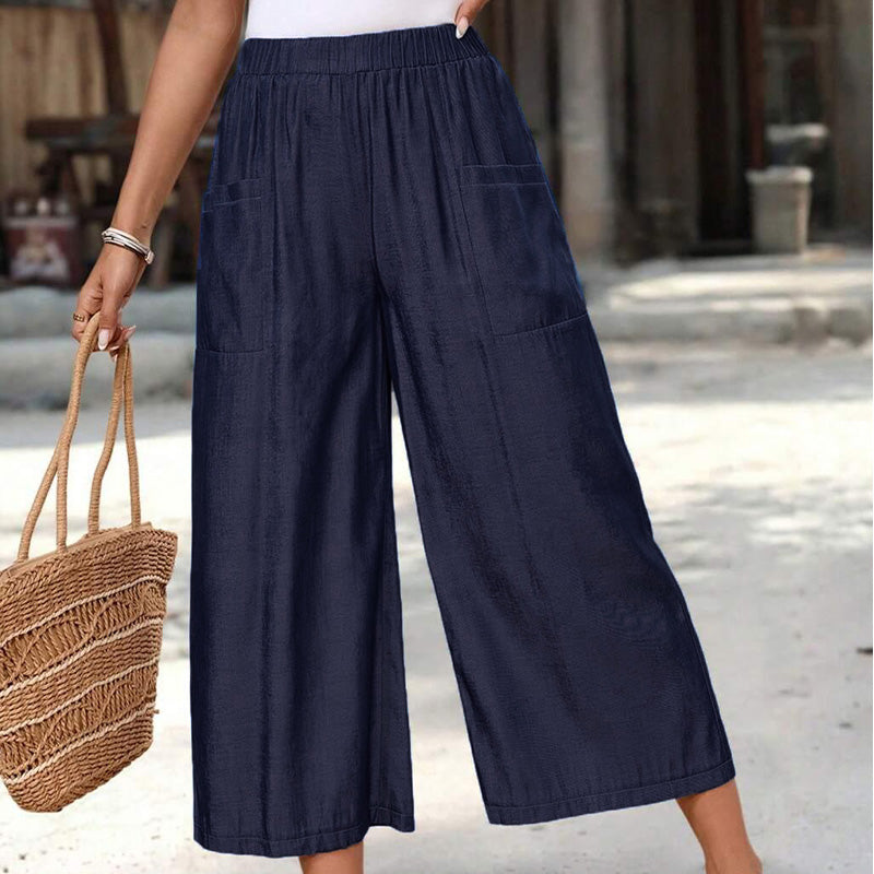 ⏰🔥 ¡50% DE DESCUENTO POR TIEMPO LIMITADO! 👖 Pantalones Capri Informales para Mujer – Suaves, Cómodos y Perfectos para Todos los Días ✨