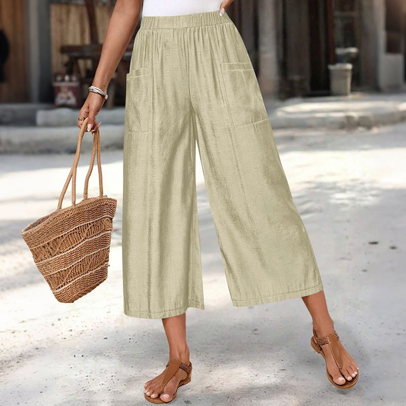 ⏰🔥 ¡50% DE DESCUENTO POR TIEMPO LIMITADO! 👖 Pantalones Capri Informales para Mujer – Suaves, Cómodos y Perfectos para Todos los Días ✨