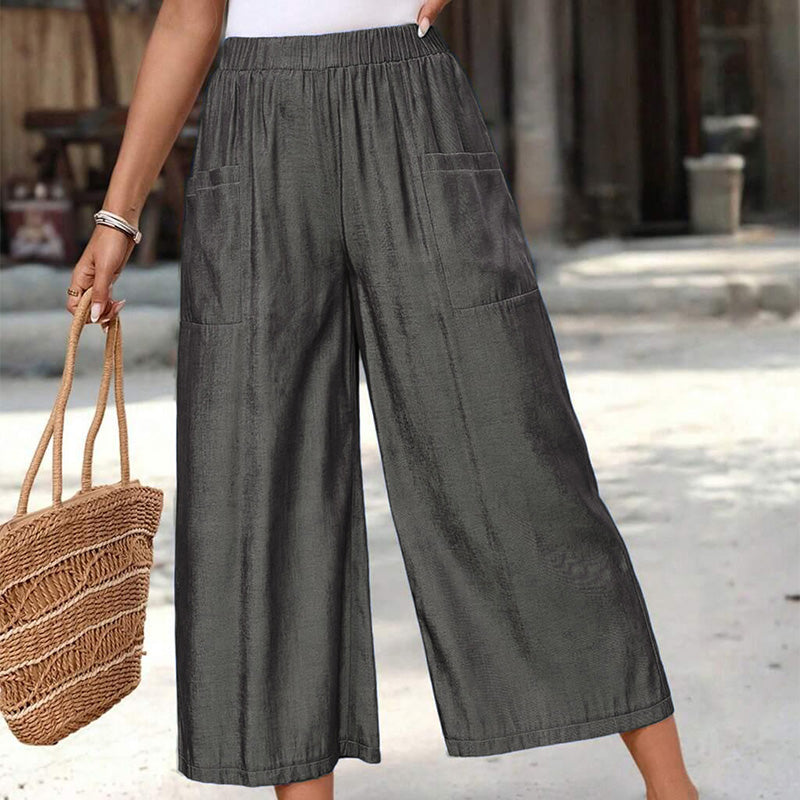 ⏰🔥 ¡50% DE DESCUENTO POR TIEMPO LIMITADO! 👖 Pantalones Capri Informales para Mujer – Suaves, Cómodos y Perfectos para Todos los Días ✨