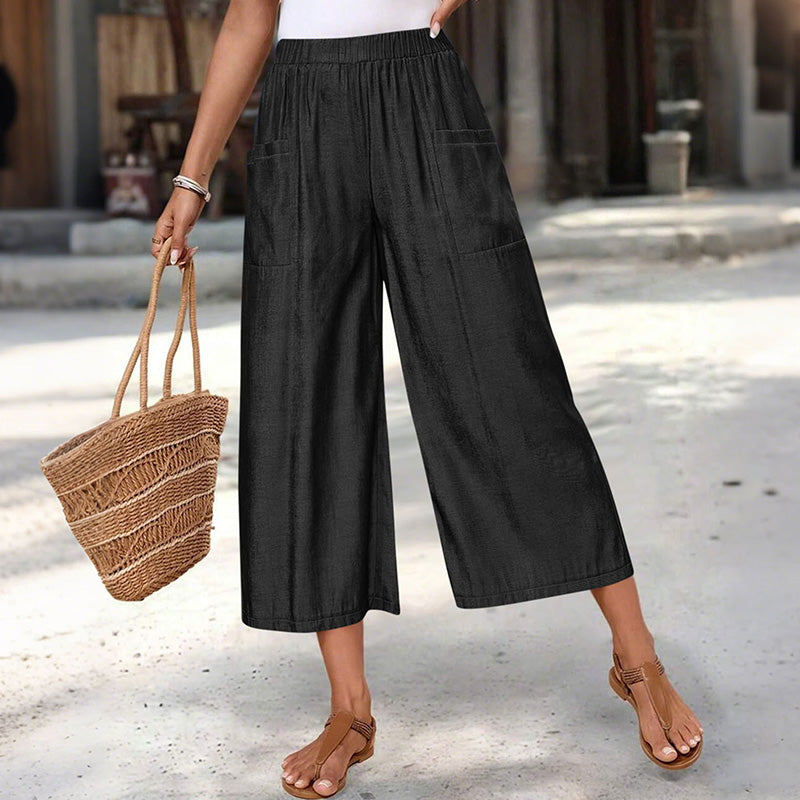 ⏰🔥 ¡50% DE DESCUENTO POR TIEMPO LIMITADO! 👖 Pantalones Capri Informales para Mujer – Suaves, Cómodos y Perfectos para Todos los Días ✨