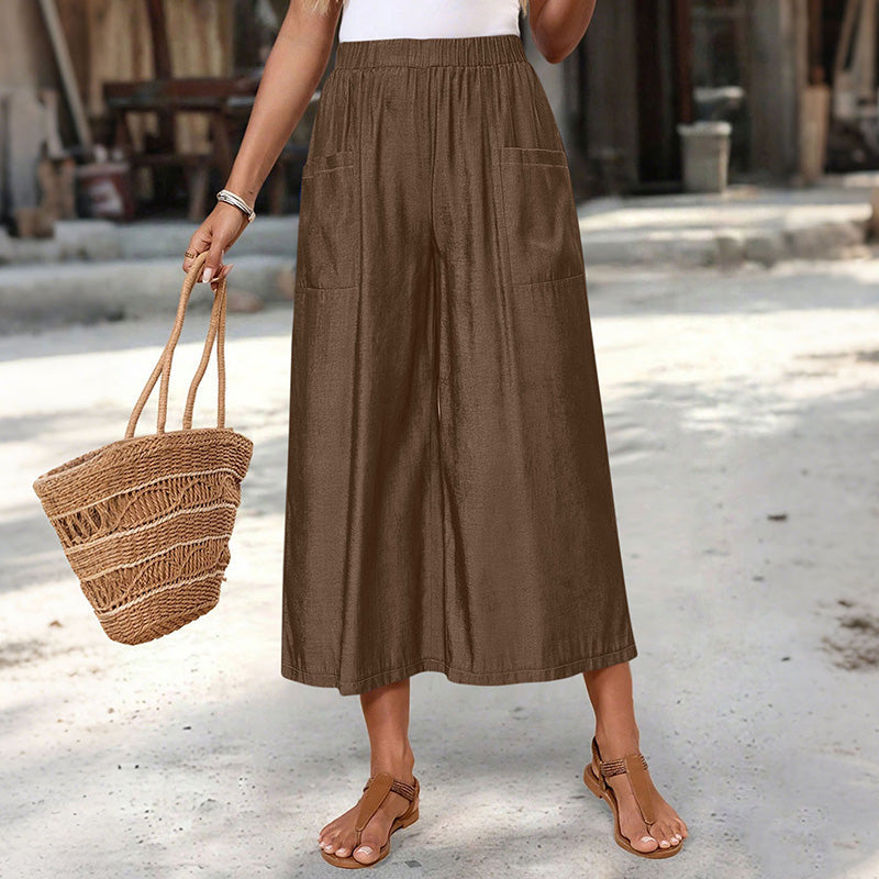 ⏰🔥 ¡50% DE DESCUENTO POR TIEMPO LIMITADO! 👖 Pantalones Capri Informales para Mujer – Suaves, Cómodos y Perfectos para Todos los Días ✨