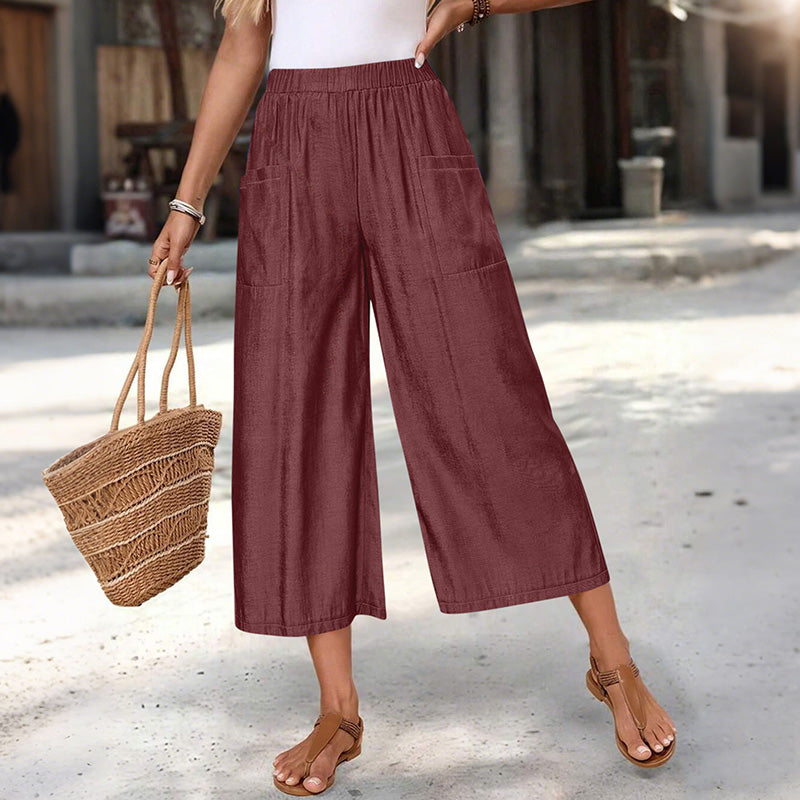 ⏰🔥 ¡50% DE DESCUENTO POR TIEMPO LIMITADO! 👖 Pantalones Capri Informales para Mujer – Suaves, Cómodos y Perfectos para Todos los Días ✨