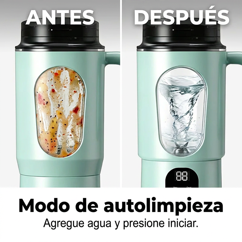 ⏰🔥 ¡50% DE DESCUENTO POR TIEMPO LIMITADO! 🍓 Batidora Portátil de 580ml – Jugos Frescos en Segundos ✨