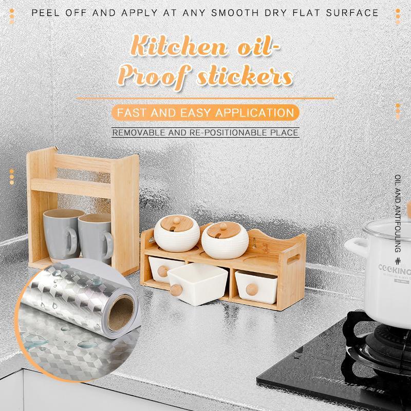 🔥💥 ¡50% DE DESCUENTO! Papel Adhesivo de Aluminio para Cocina – Protege y Renueva tu Hogar al Instante 🍳🏠✨