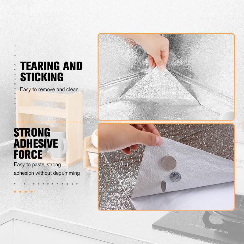 🔥💥 ¡50% DE DESCUENTO! Papel Adhesivo de Aluminio para Cocina – Protege y Renueva tu Hogar al Instante 🍳🏠✨
