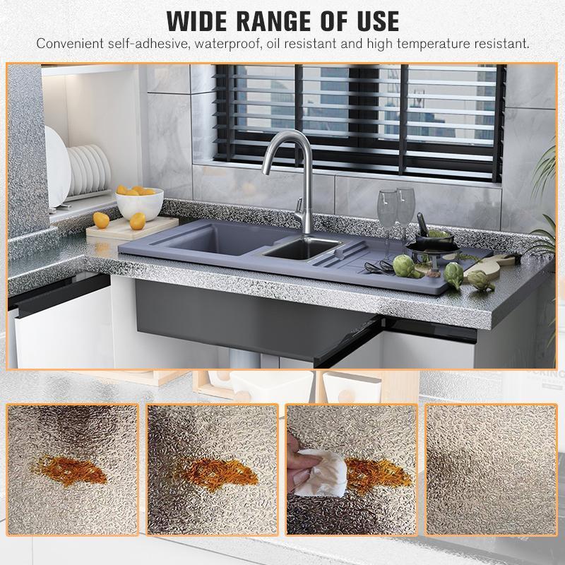 🔥💥 ¡50% DE DESCUENTO! Papel Adhesivo de Aluminio para Cocina – Protege y Renueva tu Hogar al Instante 🍳🏠✨