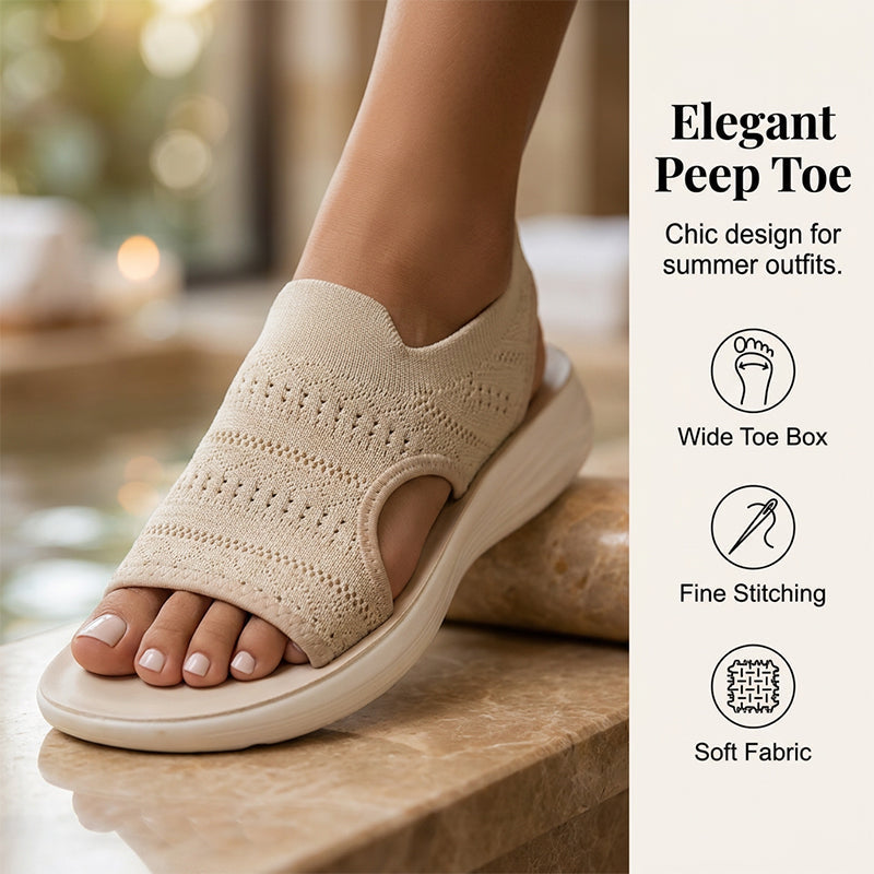 💥👡 ¡50% OFF! Sandalias de Plataforma Transpirables – Comodidad y Estilo Todo el Verano