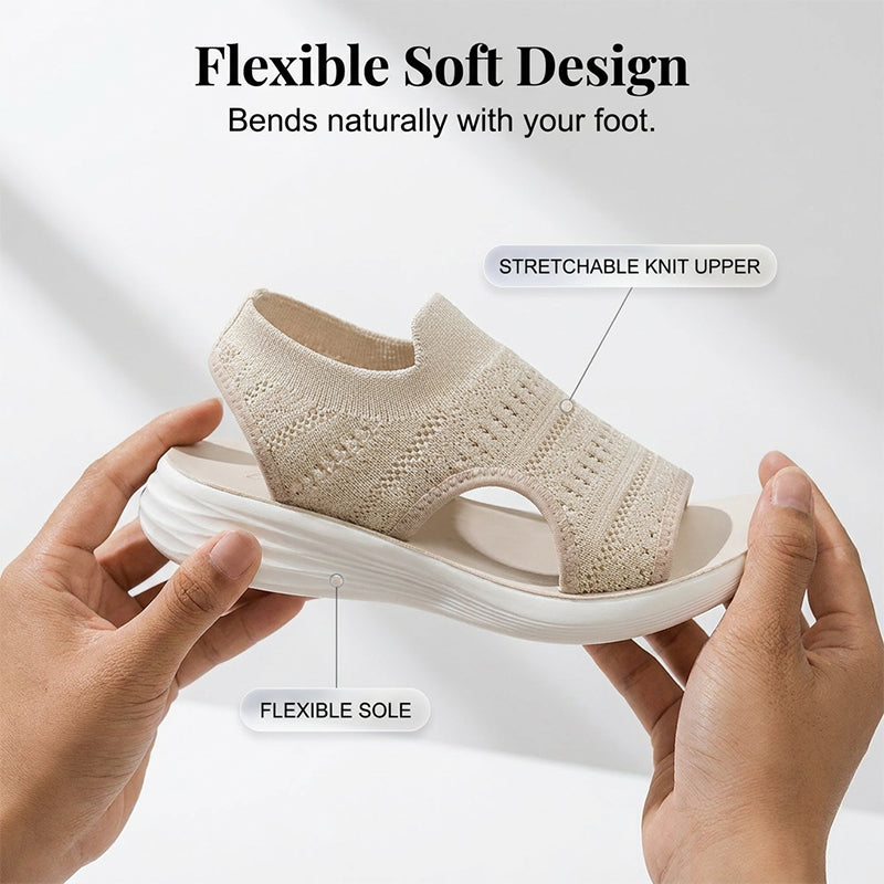 💥👡 ¡50% OFF! Sandalias de Plataforma Transpirables – Comodidad y Estilo Todo el Verano