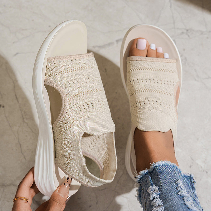 💥👡 ¡50% OFF! Sandalias de Plataforma Transpirables – Comodidad y Estilo Todo el Verano