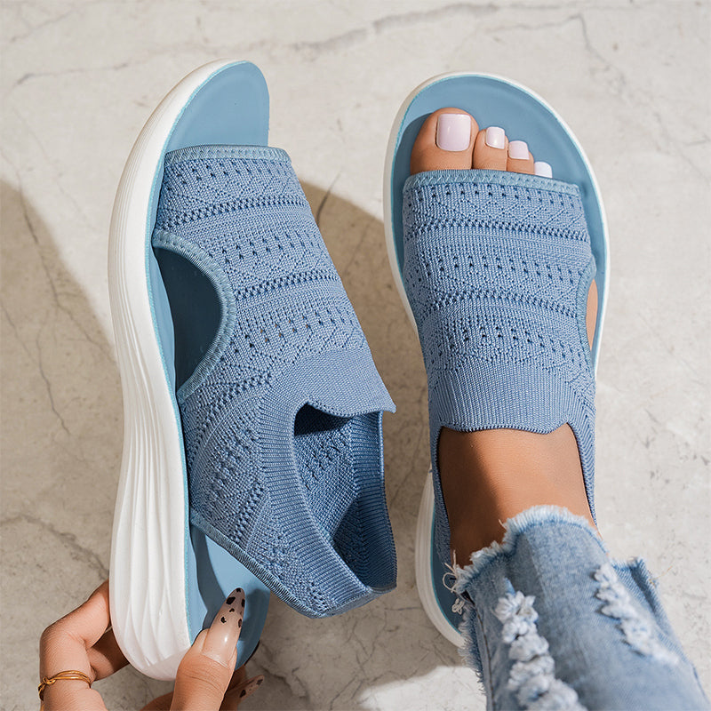 💥👡 ¡50% OFF! Sandalias de Plataforma Transpirables – Comodidad y Estilo Todo el Verano