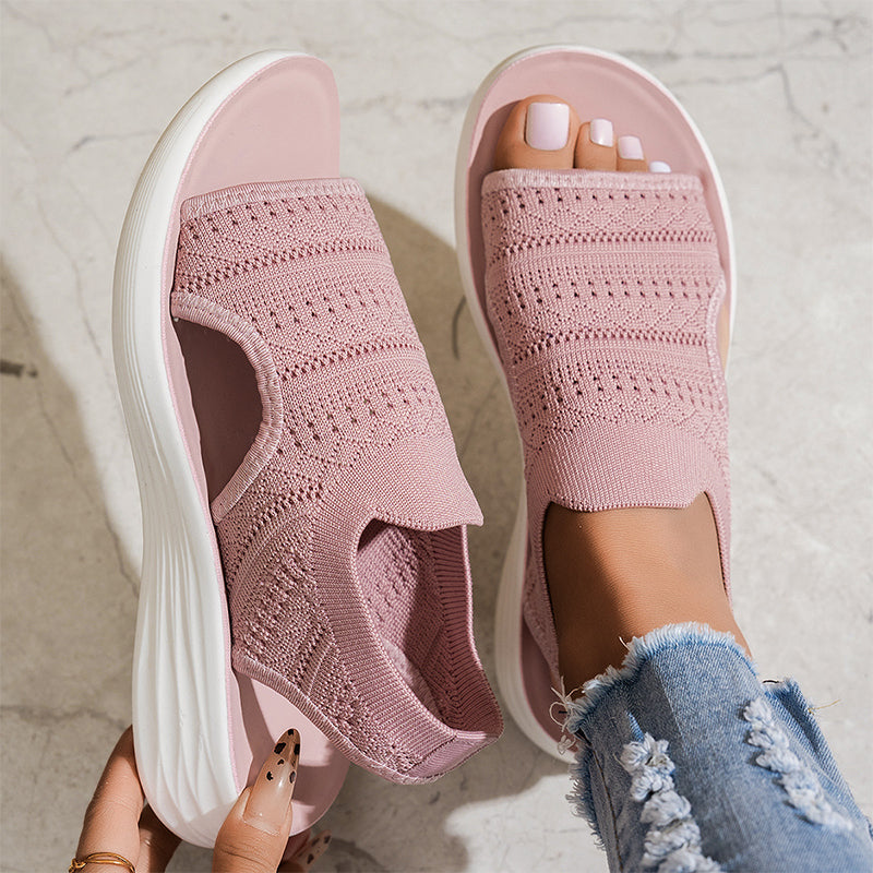 💥👡 ¡50% OFF! Sandalias de Plataforma Transpirables – Comodidad y Estilo Todo el Verano