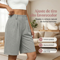 👗🔥¡50% DE DESCUENTO POR TIEMPO LIMITADO! Shorts plisados de talle alto para mujer: elegantes, cómodos y favorecedores ✨