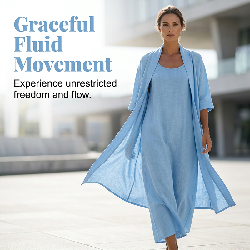 👗🔥 ¡OFERTA 50% OFF! Conjunto Maxi 2 Piezas – Estilo y Comodidad