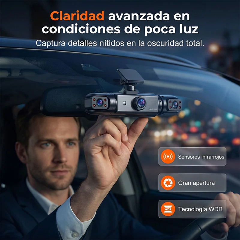🚨🔥 ¡50% DE DESCUENTO! Protege tu coche con Dash Cam 360° 4 Cámaras – Seguridad Total en Todos los Ángulos 🚗📹