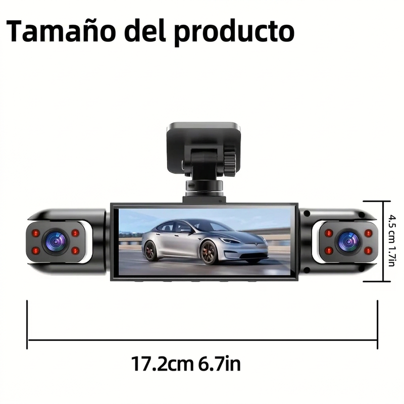🚨🔥 ¡50% DE DESCUENTO! Protege tu coche con Dash Cam 360° 4 Cámaras – Seguridad Total en Todos los Ángulos 🚗📹