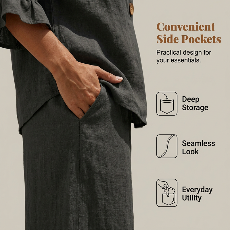💤✨ ¡OFERTA RELÁMPAGO 50% OFF! Conjunto de Pijama «Effortless Elegance» – Comodidad y Estilo Todo el Día
