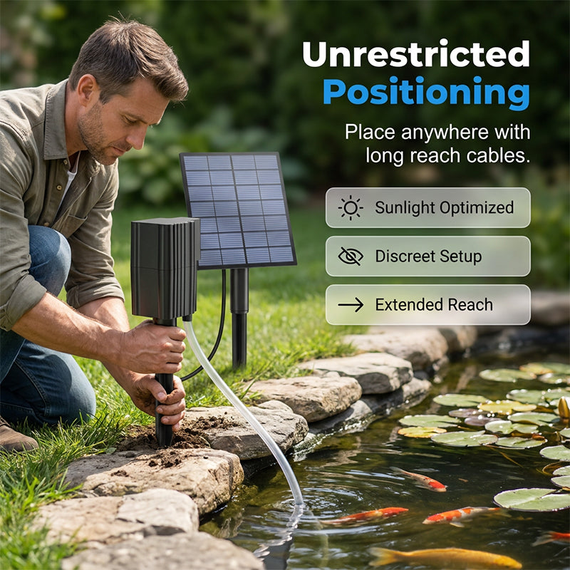 🔥🌞 ¡50% DE DESCUENTO! Aireador Solar para Estanques – Oxígeno Natural 24/7 para tus Peces 🐟💧