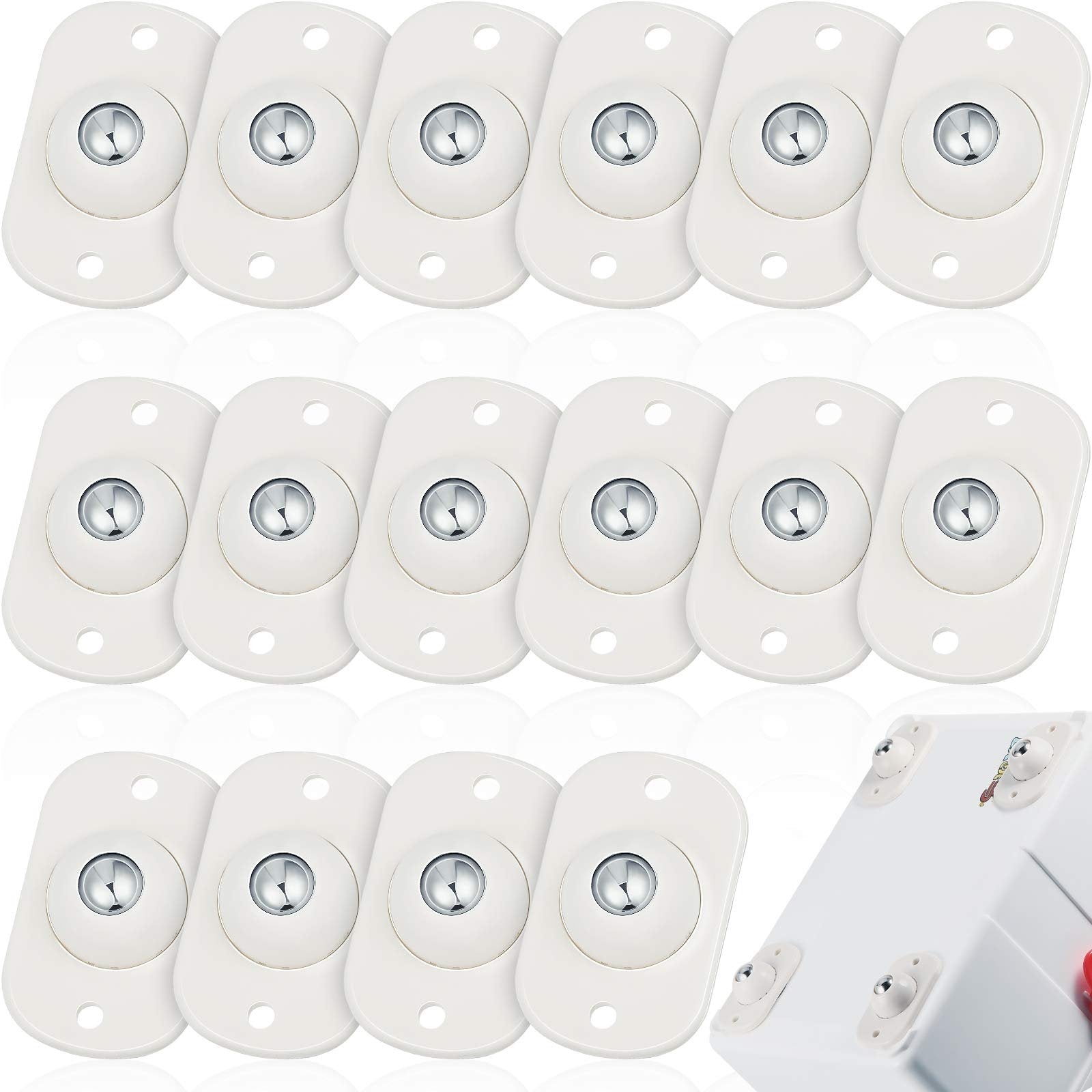 🛒✨ ¡50% OFF! Ruedas Universales 360° para Cajas – Mueve Todo Sin Esfuerzo