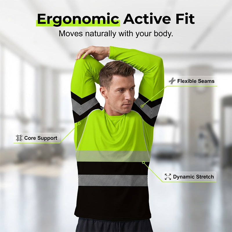 ⚡👕 ¡OFERTA 50% OFF! Camisa de Alta Visibilidad 3D – Comodidad y Estilo Activo