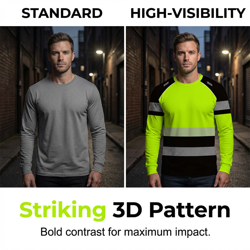 ⚡👕 ¡OFERTA 50% OFF! Camisa de Alta Visibilidad 3D – Comodidad y Estilo Activo