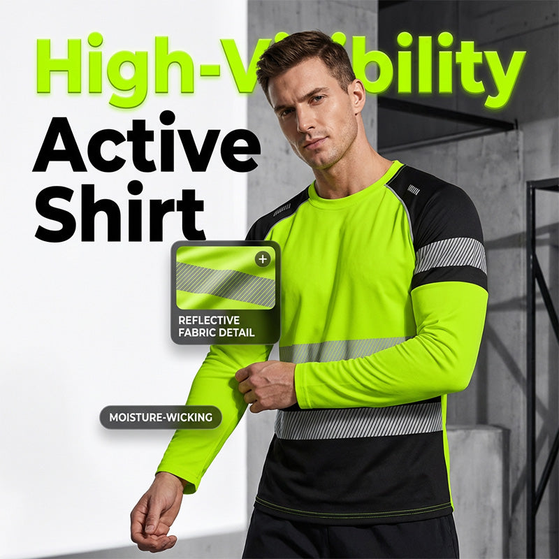 ⚡👕 ¡OFERTA 50% OFF! Camisa de Alta Visibilidad 3D – Comodidad y Estilo Activo