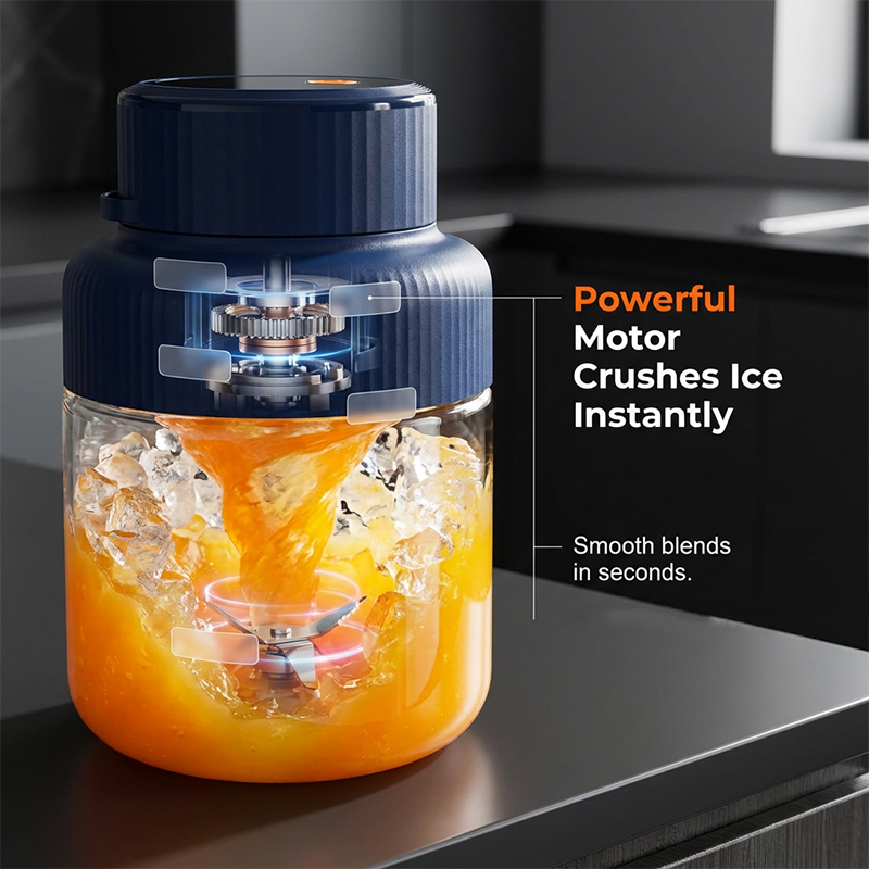 🍹⚡ ¡OFERTA RELÁMPAGO 50% OFF! Licuadora Portátil de 1300 ml – Batidos Frescos al Instante